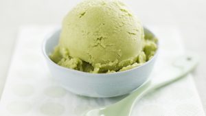 Helado de aguacate