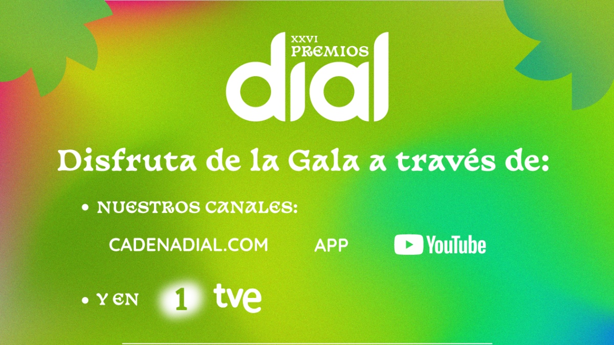 Los Premios se retransmitirán en La 1 de TVE: horario todos los detalles - Cadena Dial