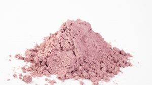 A close-up of a pile of powdered Acai