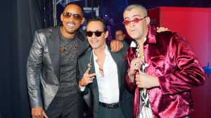 Marc Anthony con Will Smith y Bad Bunny