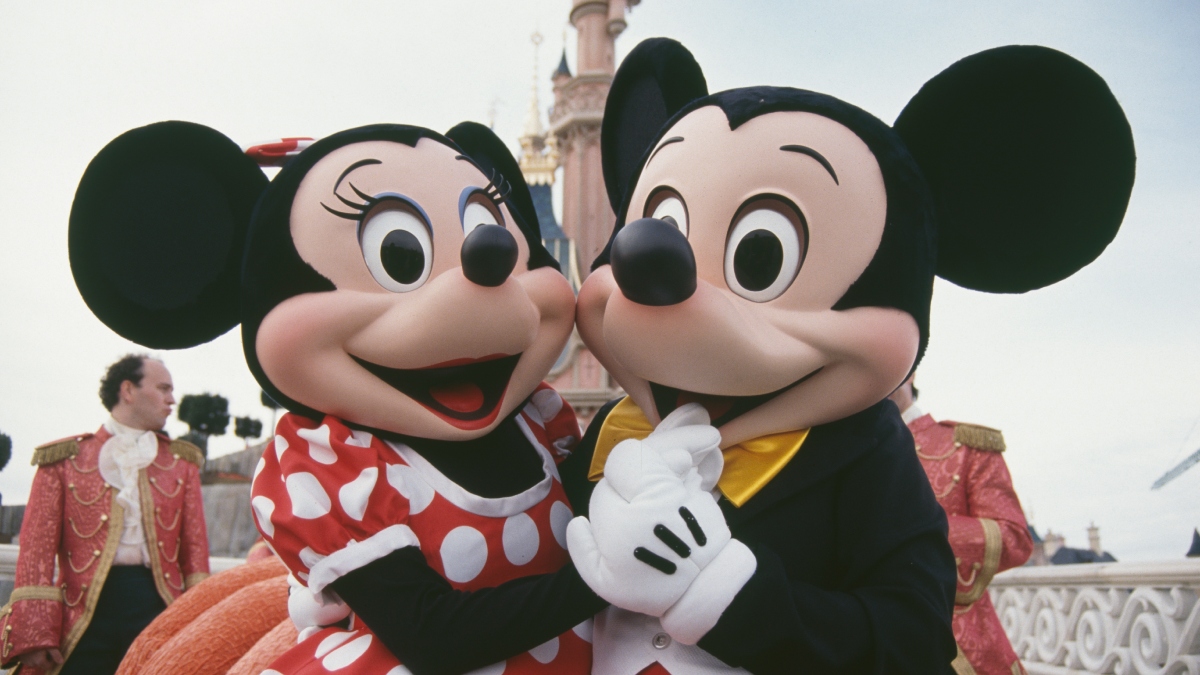 Mickey y Minnie en Dinsey