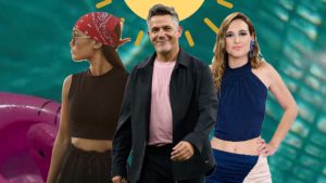 Marta Santos, Alejandro Sanz y Conchita