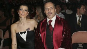 Miguel Bosé y Bimba Bosé