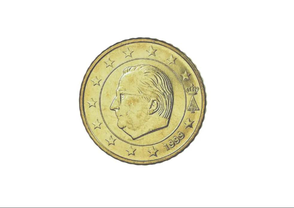 Moneda de 50 céntimos del Rey Alberto II