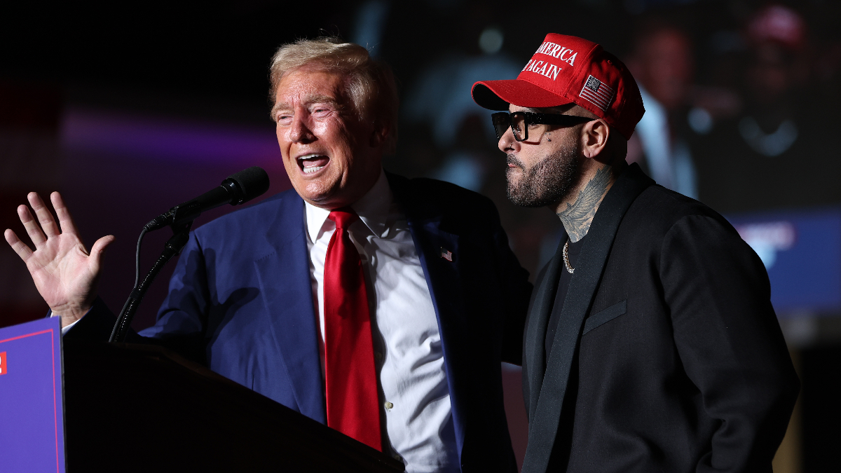 Donald Trump y Nicky Jam