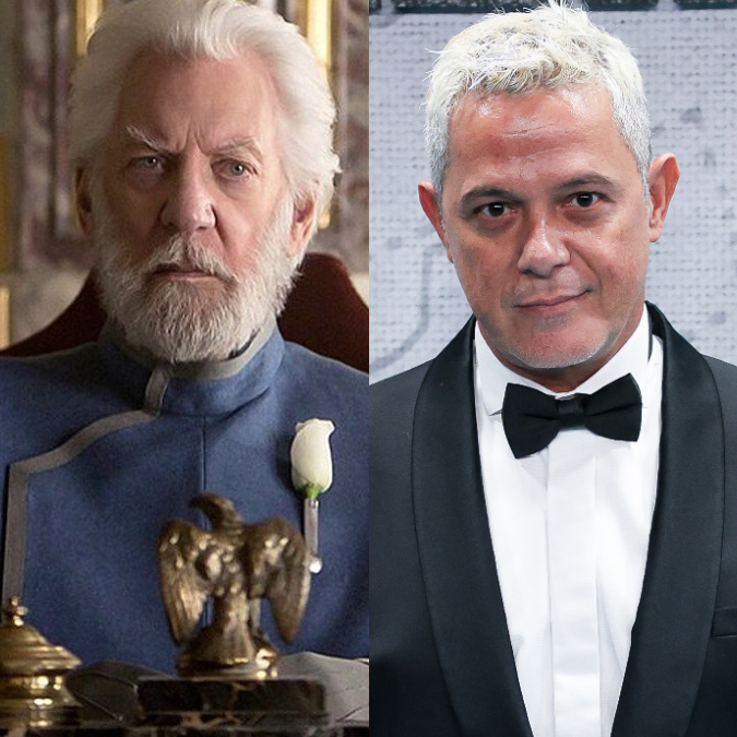 Alejandro Sanz como President Snow