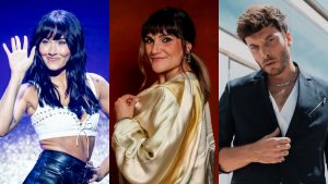 Aitana, Rozalén y Blas Cantó