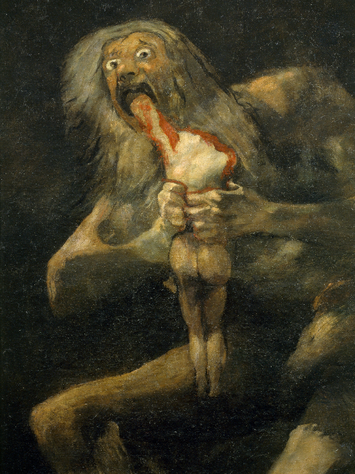 Saturno devorando a un hijo de Goya