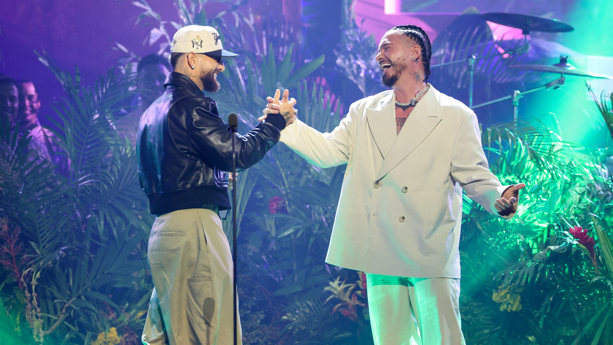 J Balvin y Maluma en los Billboard Latin Music Awards 2024