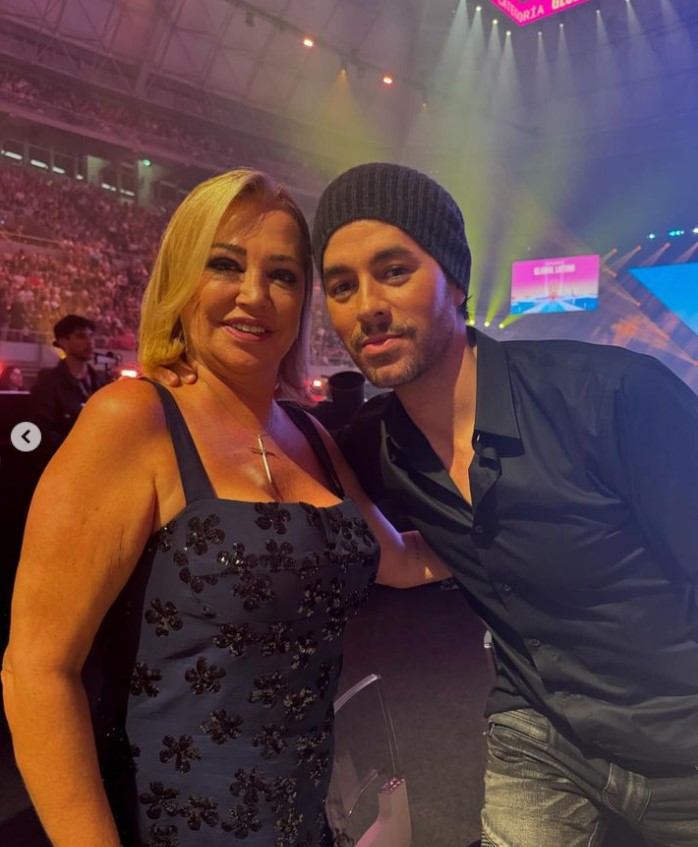 Belén Esteban junto a Enrique Iglesias