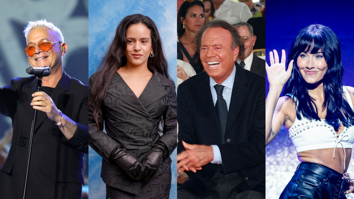 Alejandro Sanz, Rosalía, Julio Iglesias y Aitana Forbes