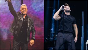 Alejandro Sanz y pablo Alborán