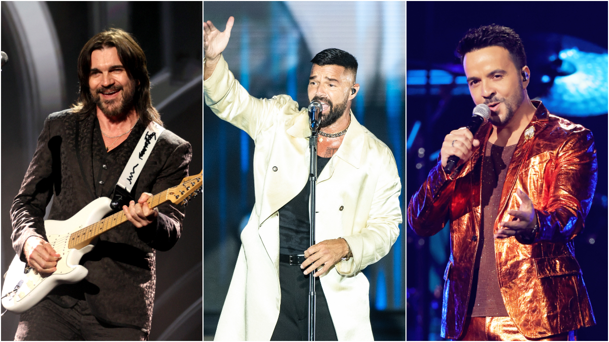 Luis Fonsi, Juanes y Ricky Martin