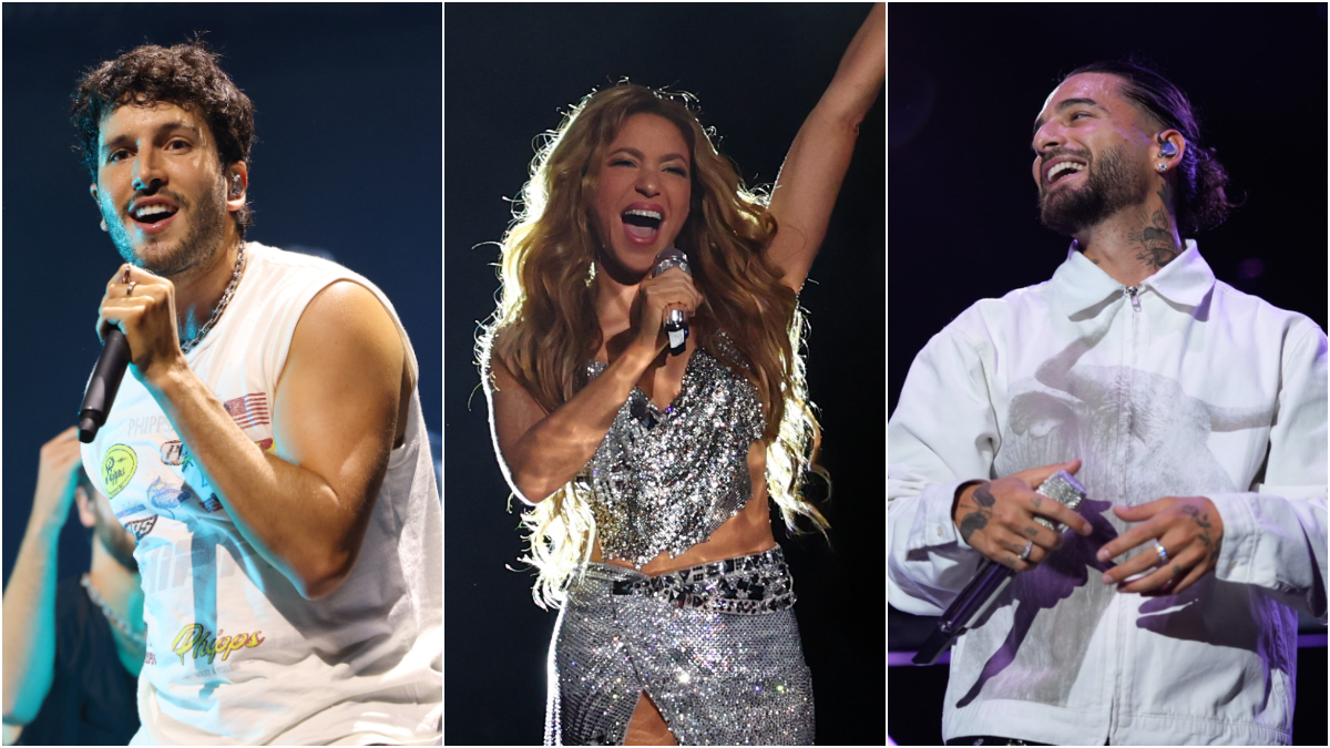 Sebastián Yatra, Shakira y Maluma