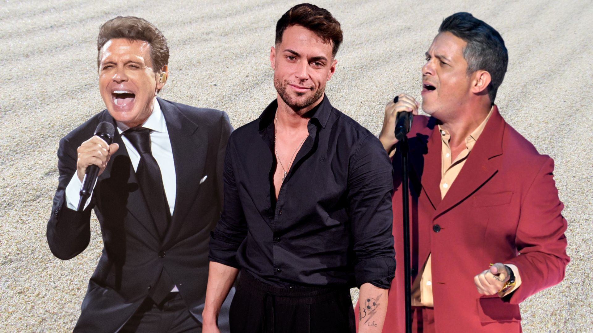 Luis Miguel, Montoya y Alejandro Sanz